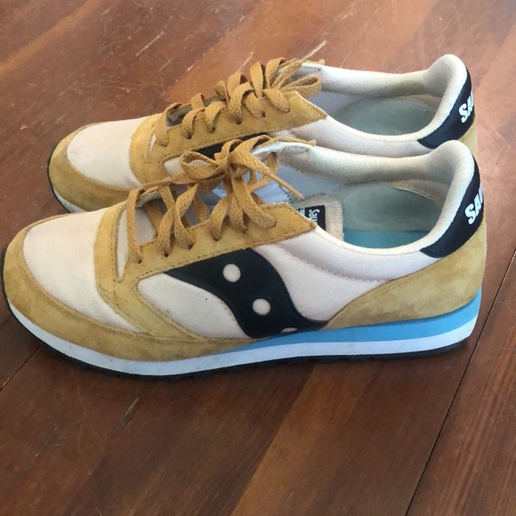 Saucony Jazz 81 brown, rust and blue - Picture 3 of 5